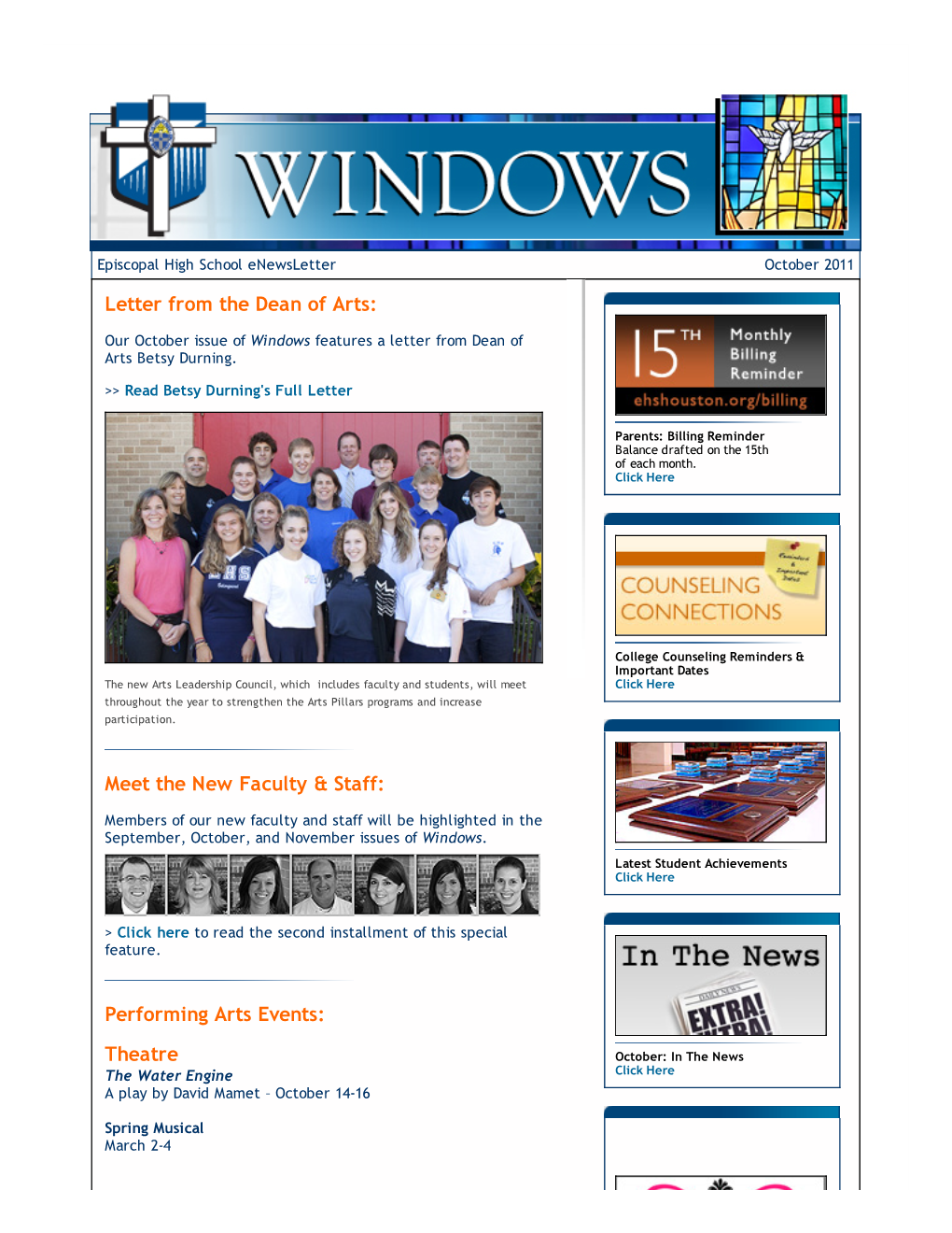 EHS Windows: October 2011