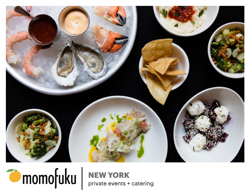 NEW YORK Private Events + Catering MOMOFUKU