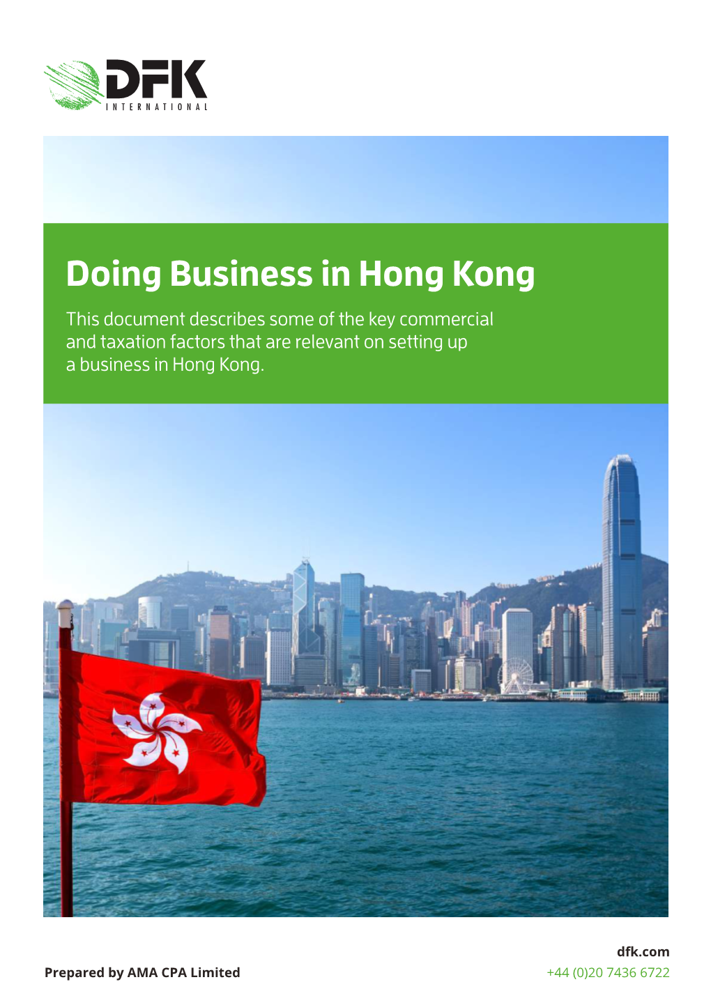 DFK Doing Business in Hong Kong