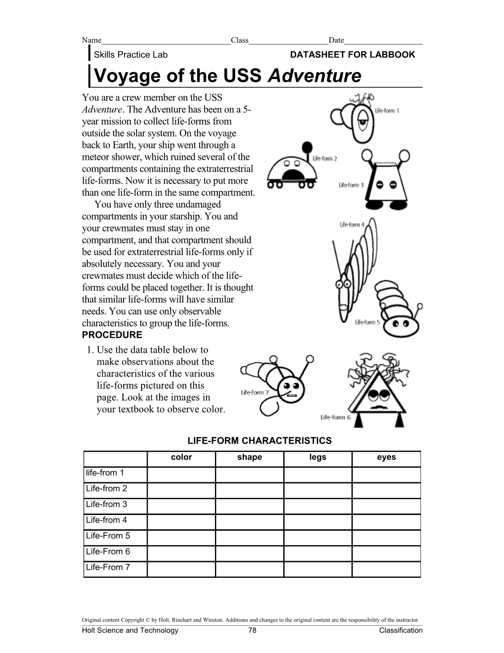 Skills Practice Lab DATASHEET for LABBOOK