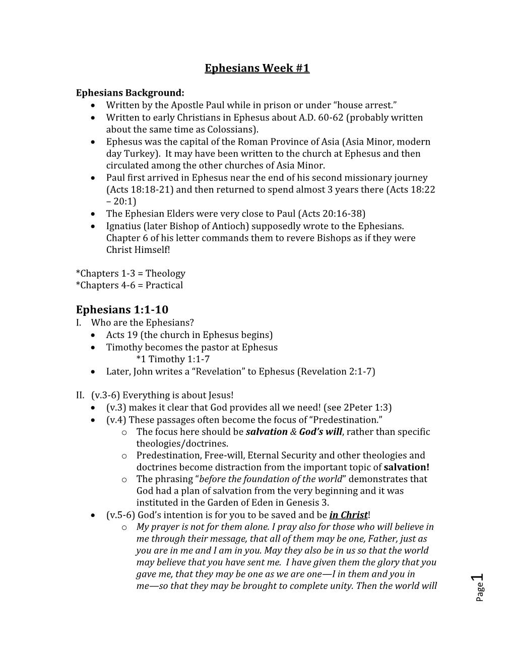 Ephesians 00 Complete Notes.Pdf