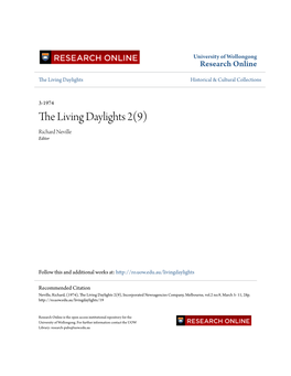 The Living Daylights 2(9) Richard Neville Editor