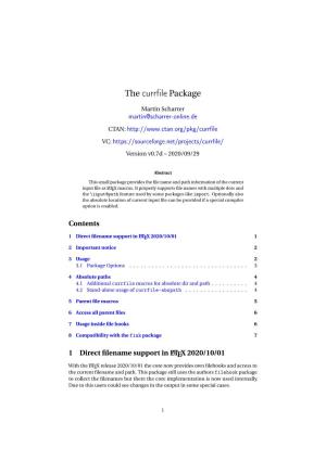 The Currfile Package