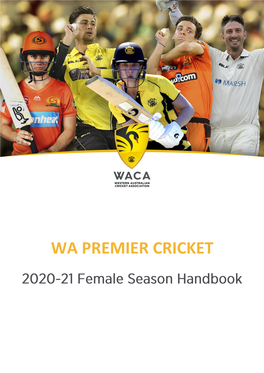 Female Premier Cricket Handbook