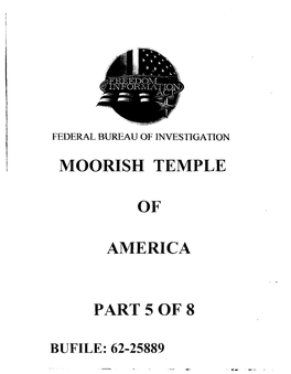 Moorish Science Temple of America Part 15 of 31