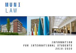 Information for International Students 2019/2020 Table of Content