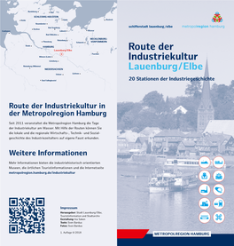 Route Der Industriekultur Lauenburg / Elbe
