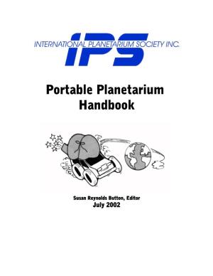 Planetarium Handbook