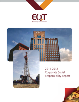 2011-2012 Corporate Social Responsibility Report