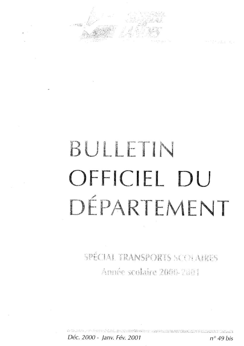 Bulletin Officiel Du Département Des Landes