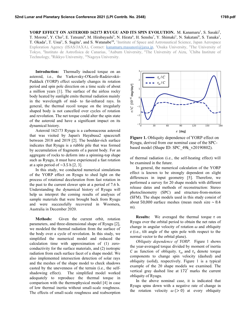 Yorp Effect on Asteroid 162173 Ryugu and Its Spin Evolution