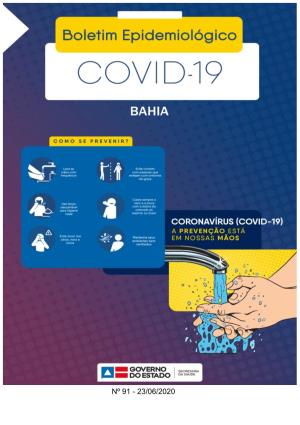 Boletim Epidemiológico Bahia – COVID-19