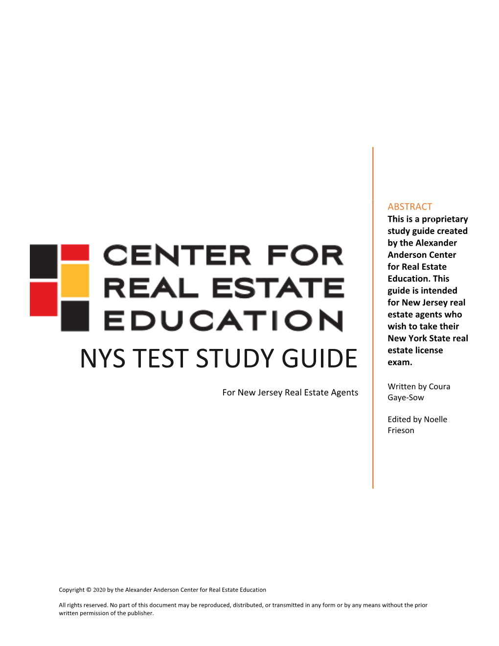 NYS TEST STUDY GUIDE Exam