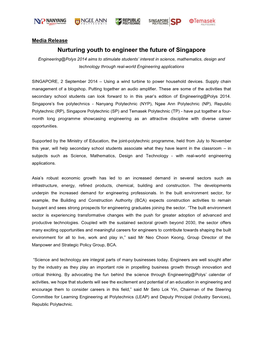 Nurturing Youth to Engineer the Future of Singapore