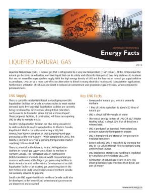 Liquefied Natural Gas 2012