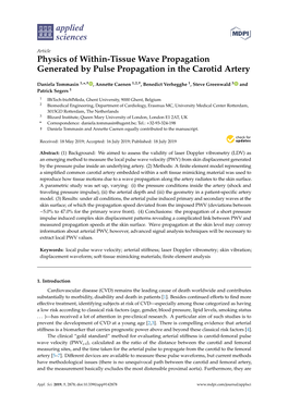 Physics of Within-Tissue Wave Propagation Generated by Pulse Propagation in the Carotid Artery