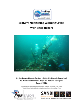 Seakeys Monitoring Working Group Workshop Report