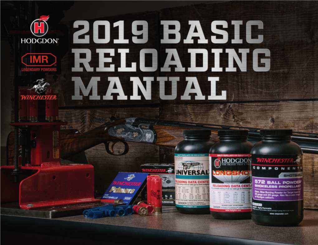 Hodgdon Basic Reloading Manual 2019 (Pdf) DocsLib