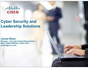 Cyber Security and Leadership Solutions