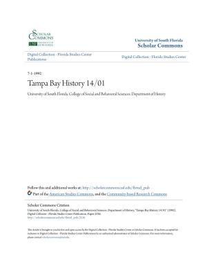 Tampa Bay History 14/01 University of South Florida