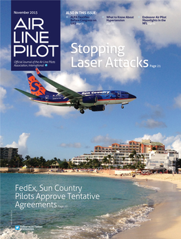 Air Line Pilots Association, International Laser Attacks Page 21