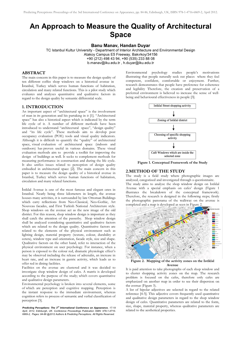 An Approach to Measure the Quality of Architectural Space