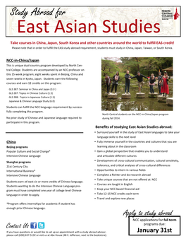 East Asian Studies