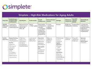 Simplete – High-Risk Medications for Aging Adults