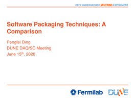 Software Packaging Techniques: a Comparison