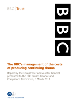 The BBC's Management of the Costs of Producing Continuing Drama