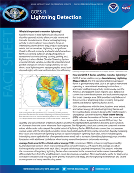 GOES-R Lightning Detection Fact Sheet