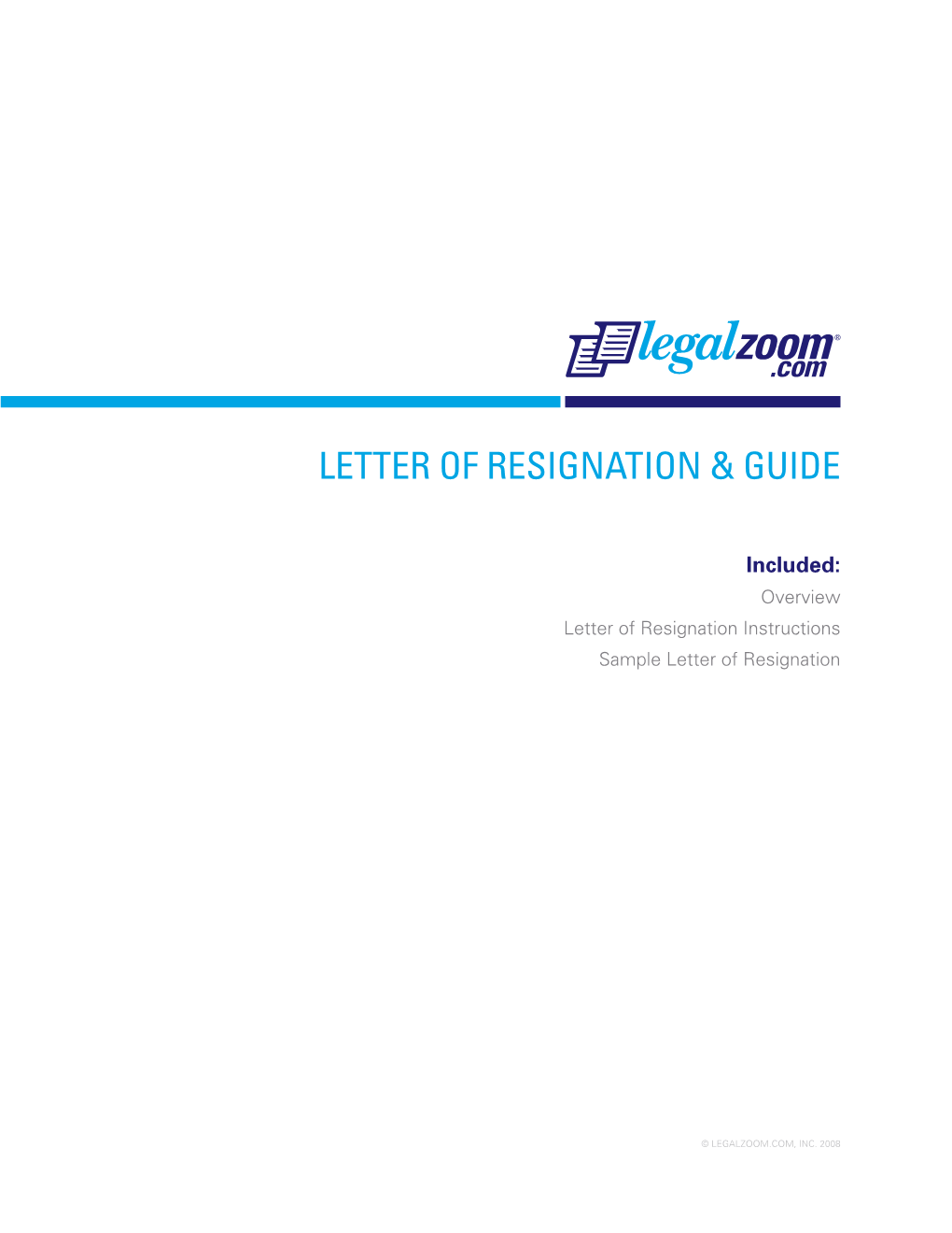 Letter of Resignation & Guide