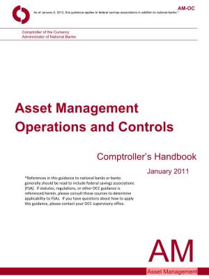Comptroller's Handbook for Asset Management