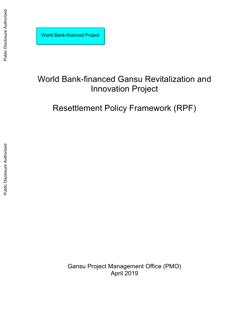 World Bank Document