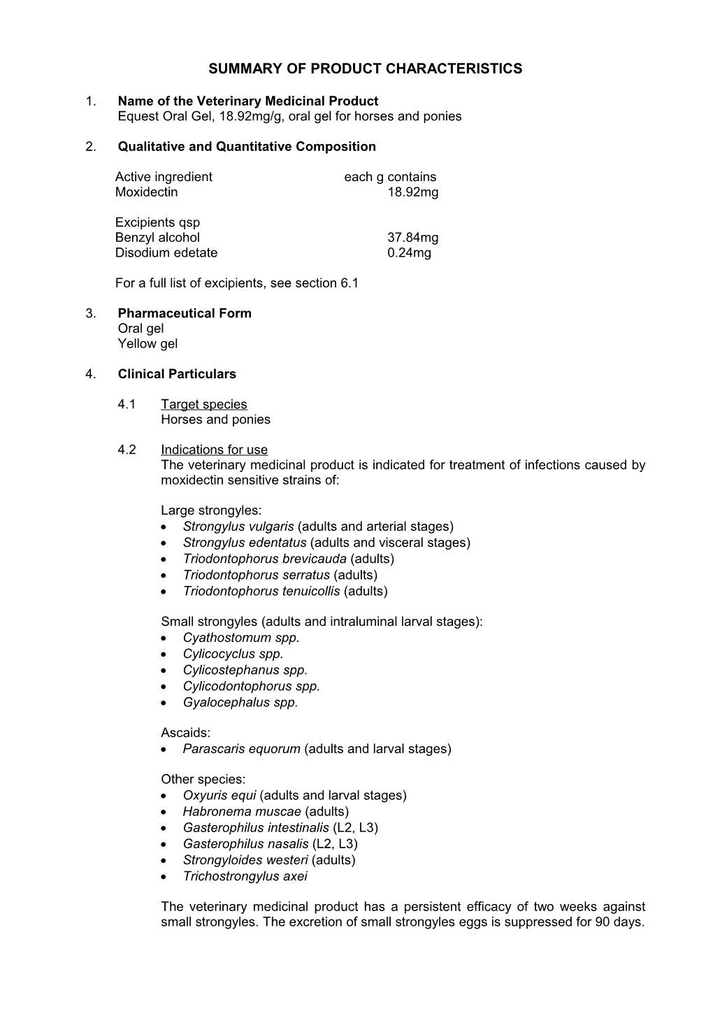 Summary of Product Characteristics s10