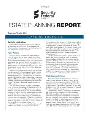Estate Planning Report
