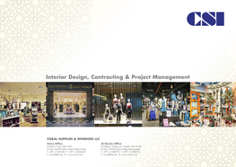 Interior Design, Contracting & Project Management