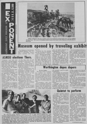 Museum Opened by Traveling Exhibit Z