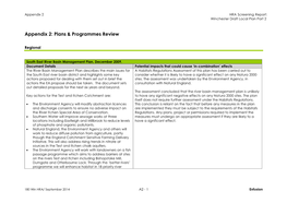 Appendix 2: Plans & Programmes Review