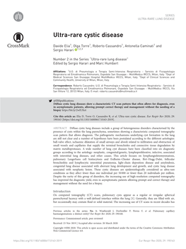 Ultra-Rare Cystic Disease