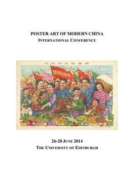 Poster Art of Modern China 26-28 June 2014