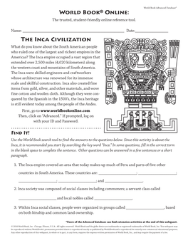 The Inca Civilization