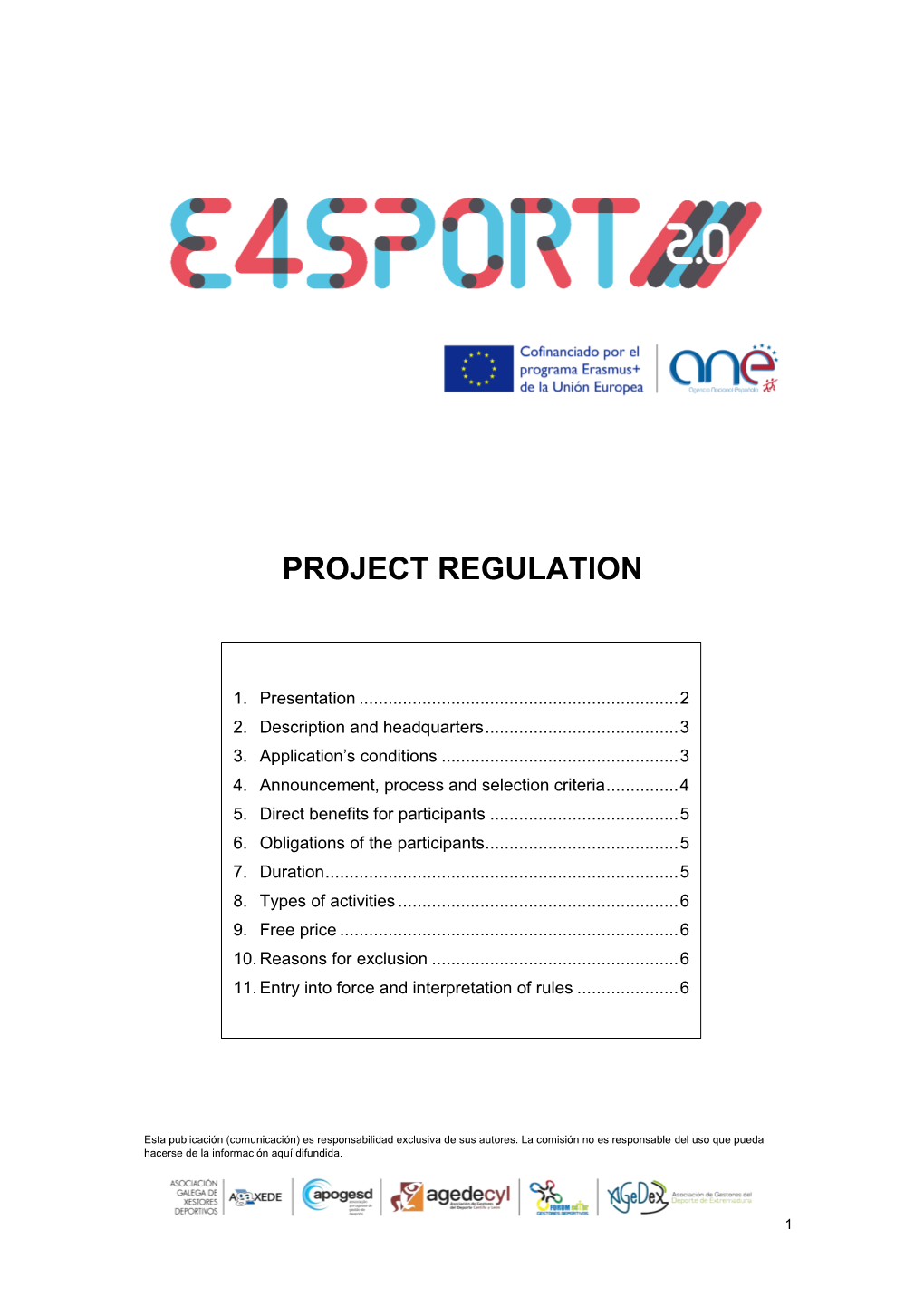 Project Regulation