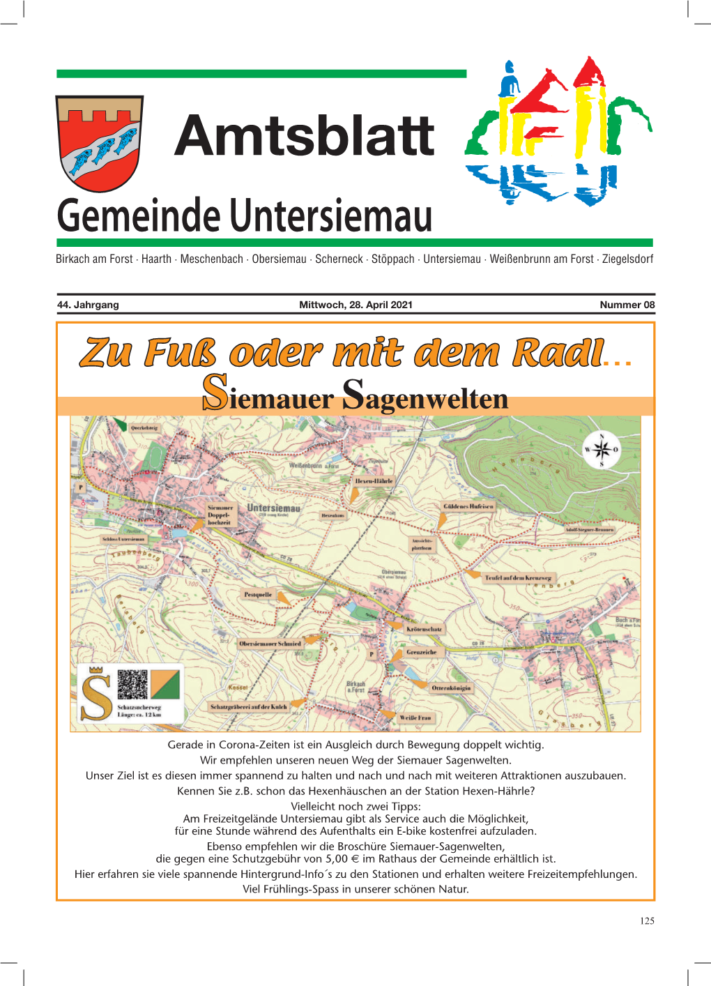 Amtsblatt Gemeinde Untersiemau