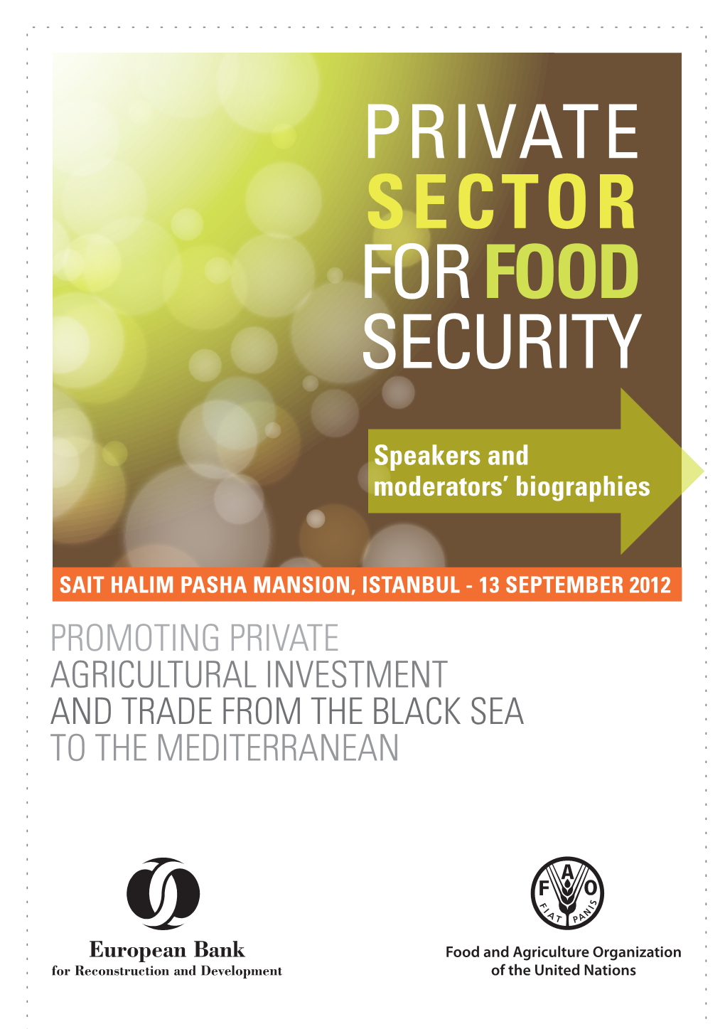 Private Sector for Food Security