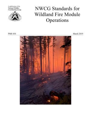 NWCG Standards for Wildland Fire Module Operations, PMS