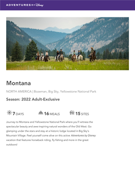 MONTANA North America | Bozeman, Big Sky, Yellowstone National Park