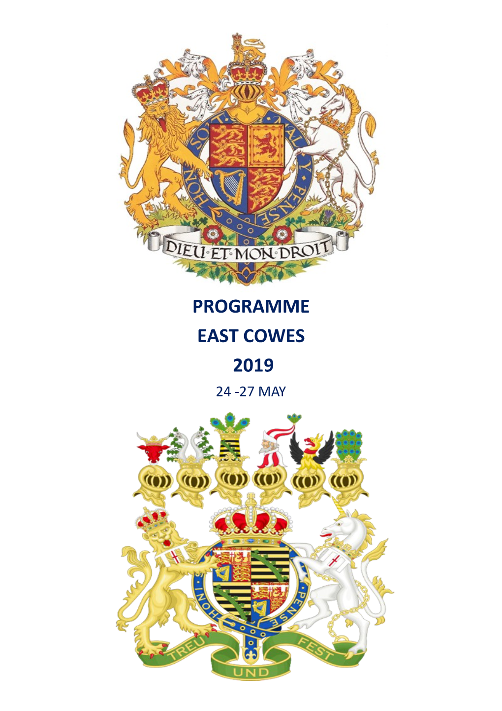 Programme East Cowes 2019