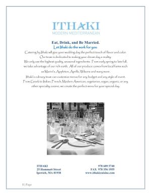 Ithaki Mediterranean Catering