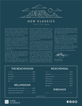 New Classics the Beachhouse Bellingham Boschendal